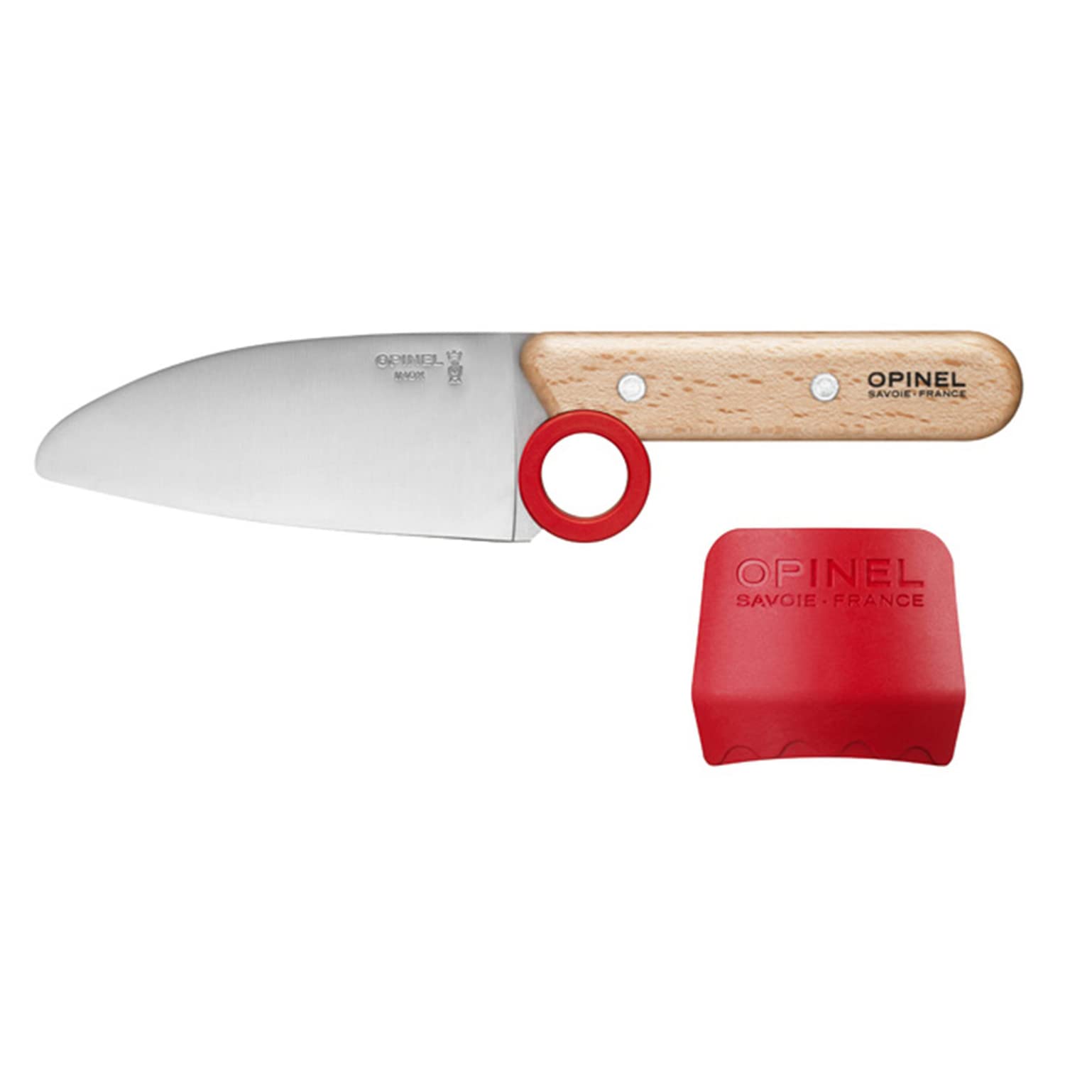 opinel-le-petit-chef-2-teilig-grau-m-kindermesser-set-mit-fingerschutz image 2