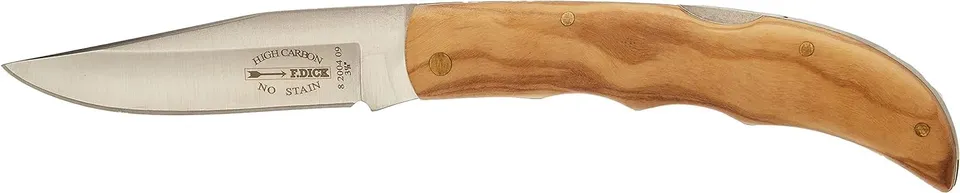 f-dick-taschenmesser-mit-olivenholzgriff-9-cm-klinge-x50crmov15 image 1