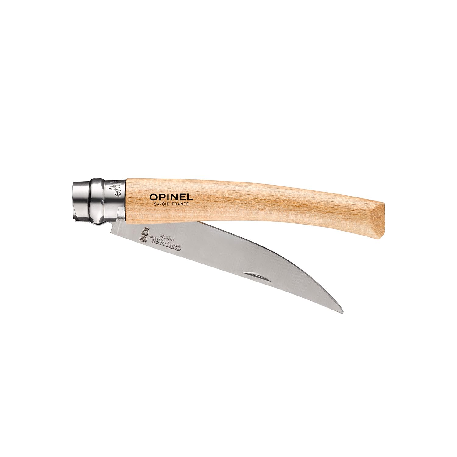 opinel-n-10-effil-buchenholz-taschenmesser-schmale-polierte-klinge image 2