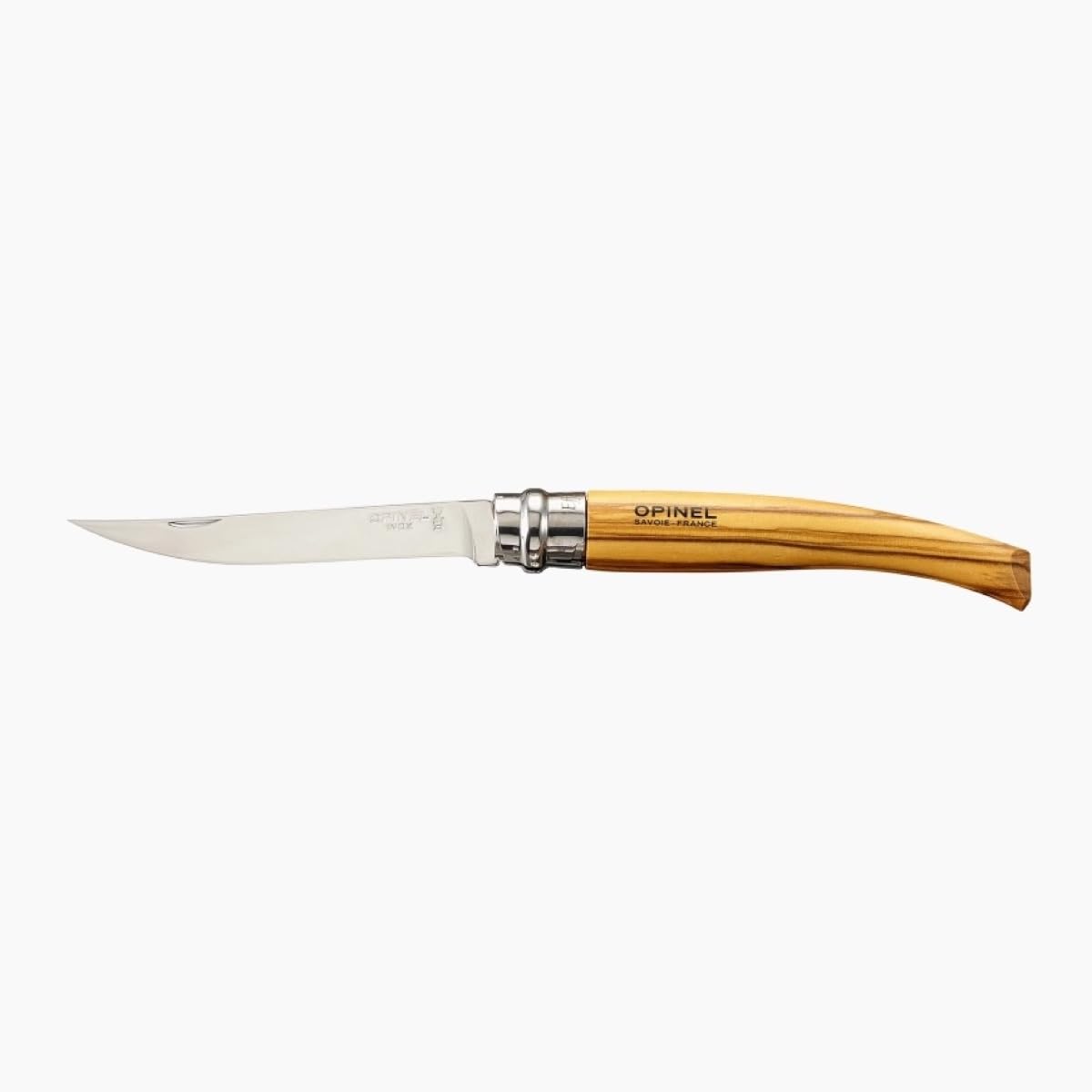 opinel-n-10-olivenholz-taschenmesser-10-cm-edelstahl-mit-etui image 1