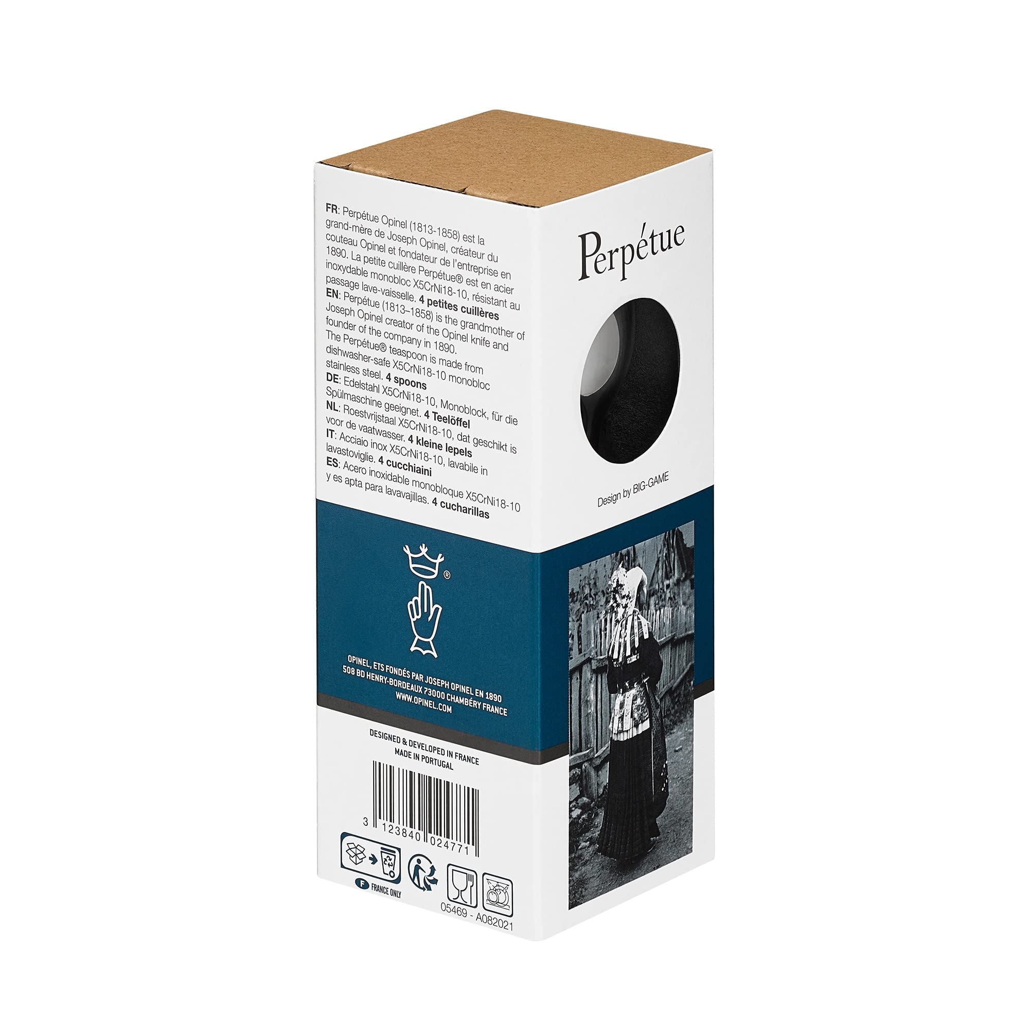 opinel-perp-tue-teel-ffel-4er-set-edelstahl-silber-geschenkbox image 2