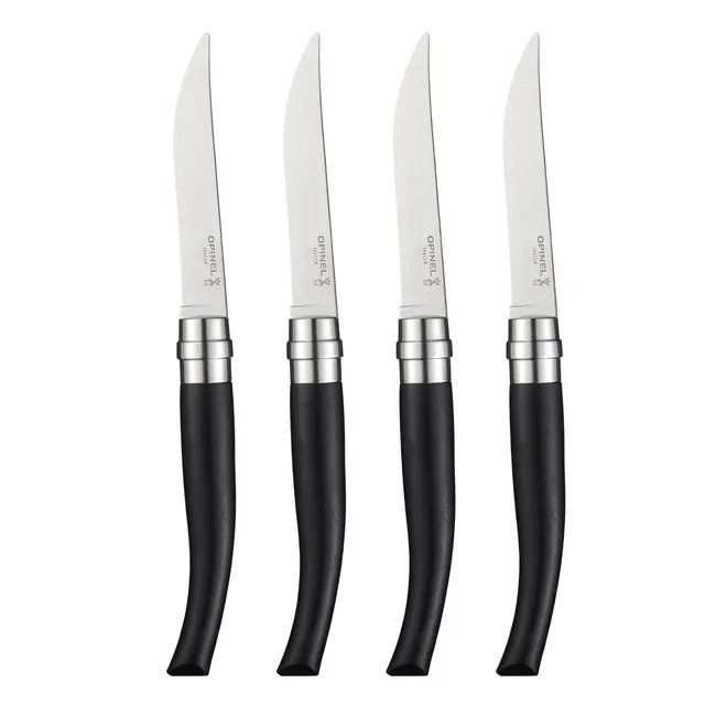opinel-table-chic-tafelmesser-4er-set-ebano-spiegelpolitur image 1