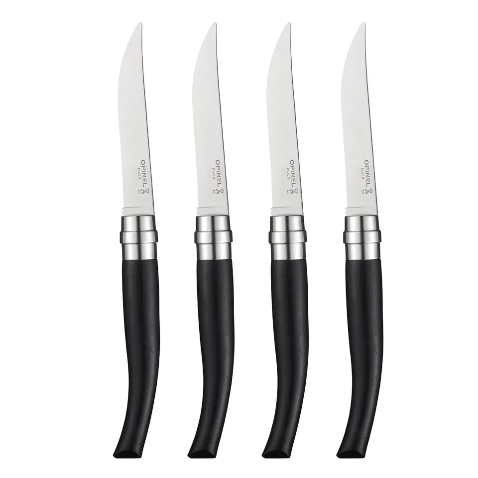 opinel-table-chic-tafelmesser-4er-set-ebano-spiegelpolitur image 1