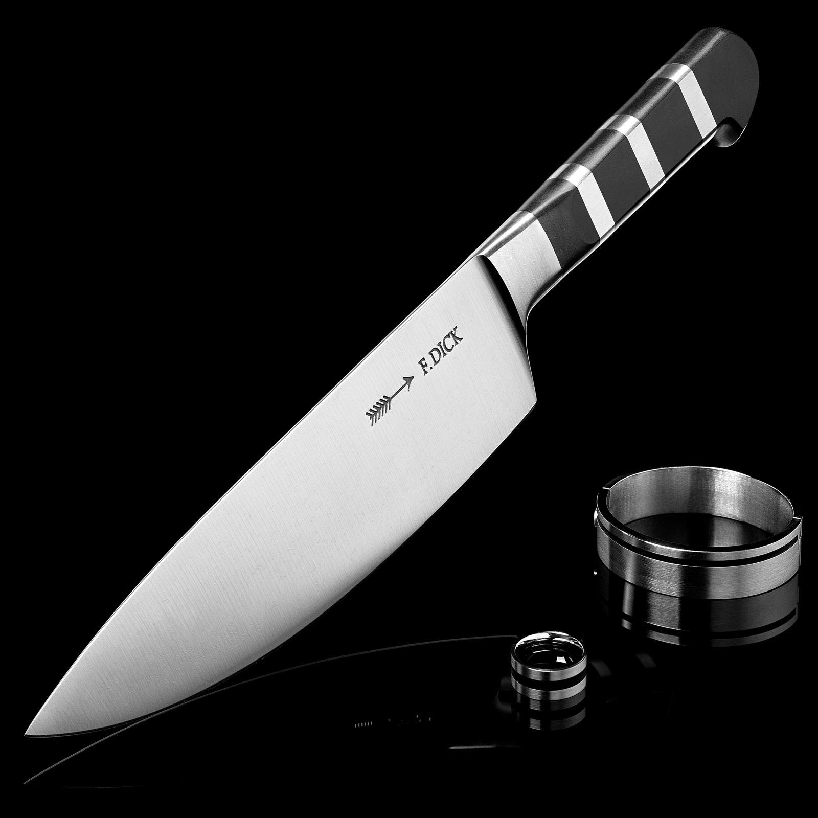 f-dick-1905-kochmesser-21-cm-gro-set-inkl-rundem-standard-wetzstahl-25-cm image 2