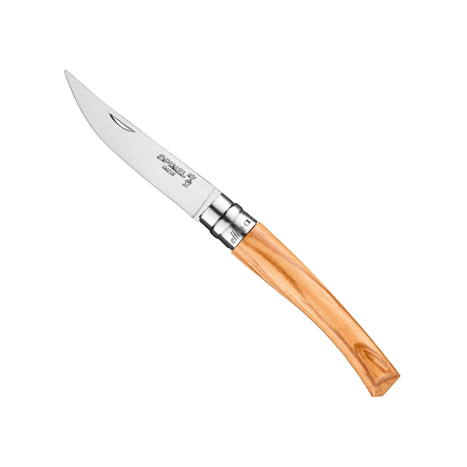 opinel-nr-08-taschenmesser-olivenholz-8-cm-edelstahl-mit-virobloc image 1