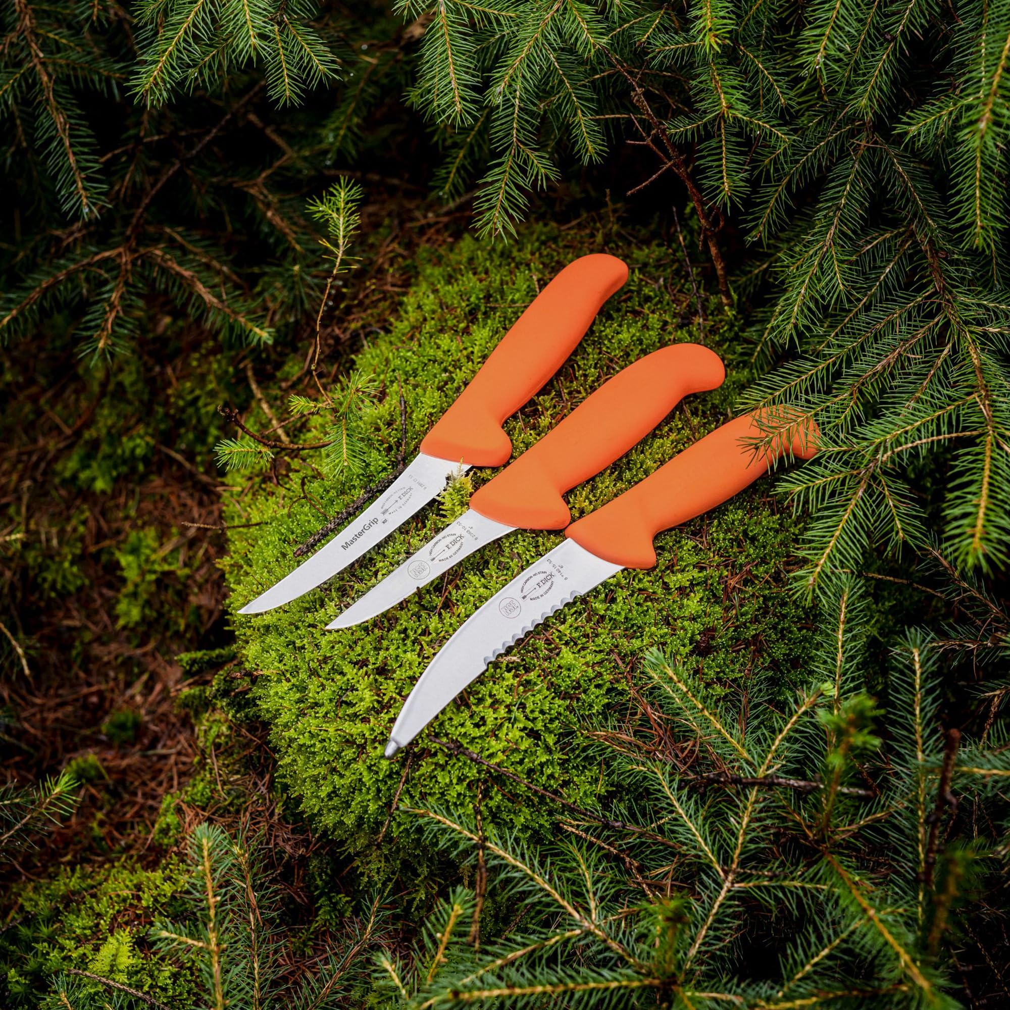 f-dick-ergogrip-messer-set-3-teilig-jagd-outdoor-orange image 2