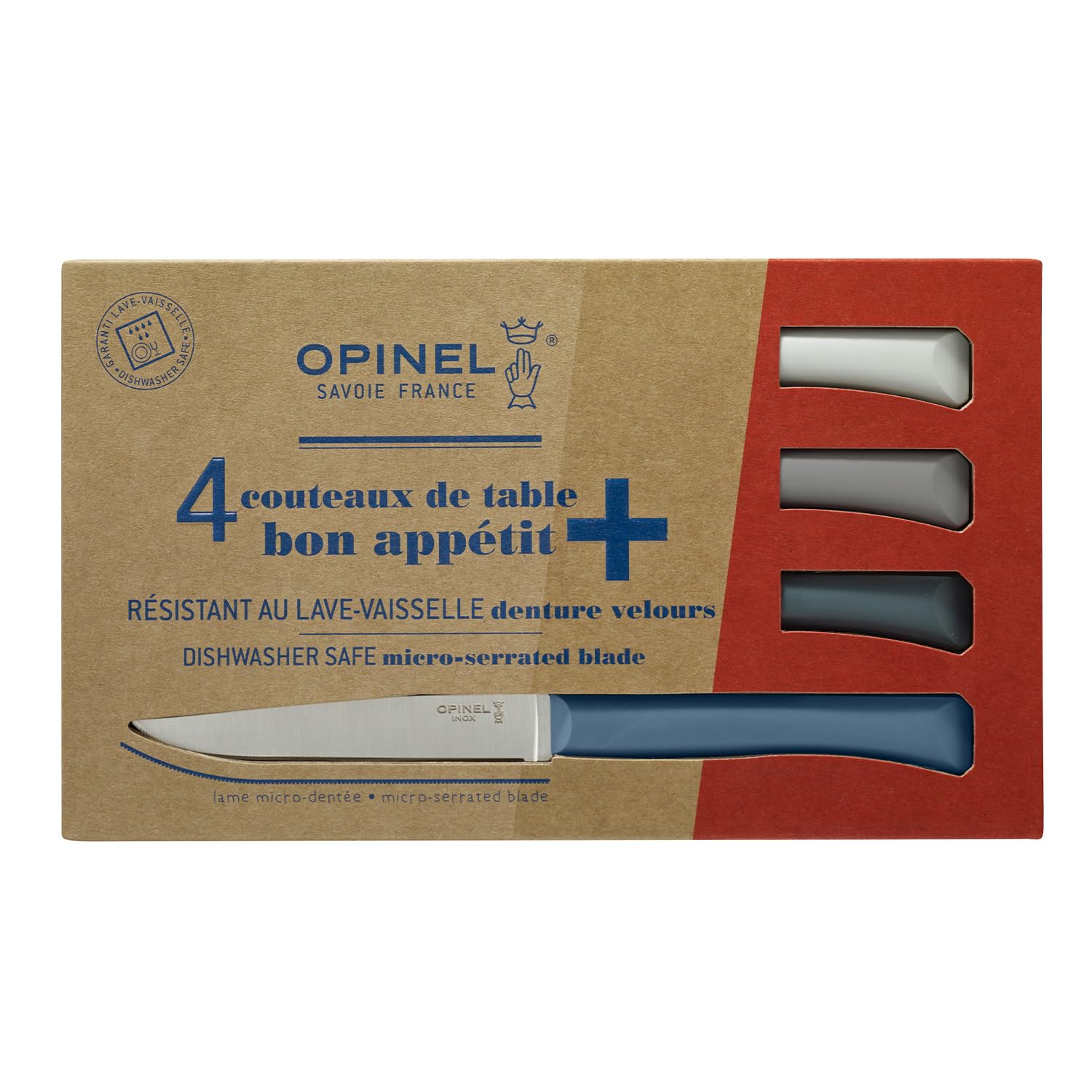 opinel-bon-appetit-steakmesser-4er-set-storm-tischmesser-set image 2