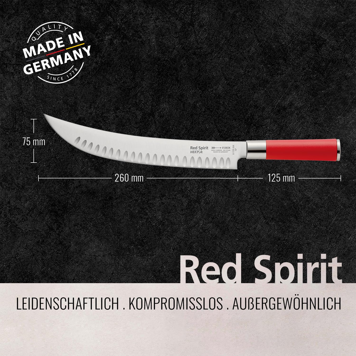 f-dick-red-spirit-hektor-zerlegemesser-26-cm-mit-kullenschliff image 2