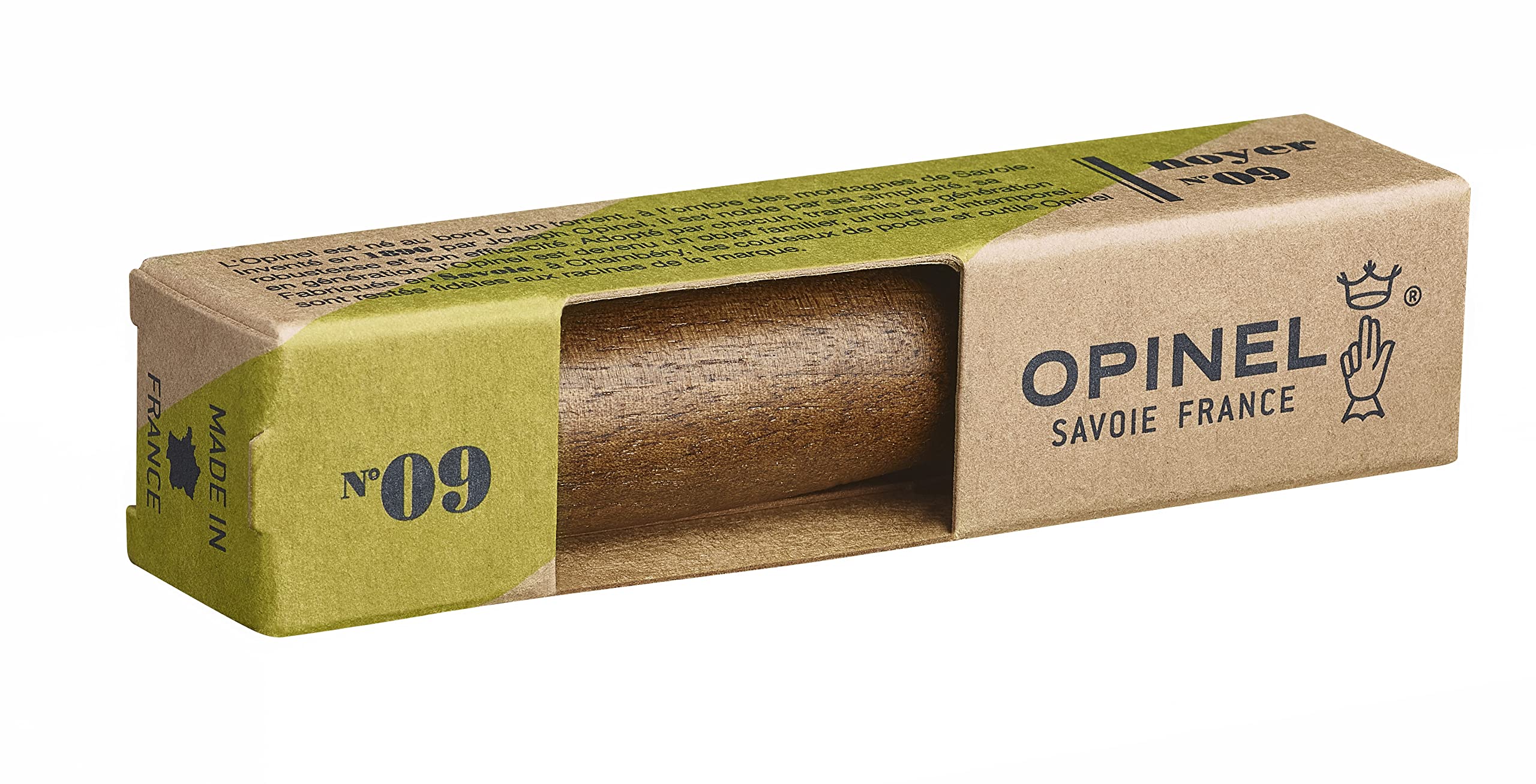 opinel-no-09-inox-walnuss-taschenmesser-rostfrei-9-cm-klinge-walnussholzgriff image 3