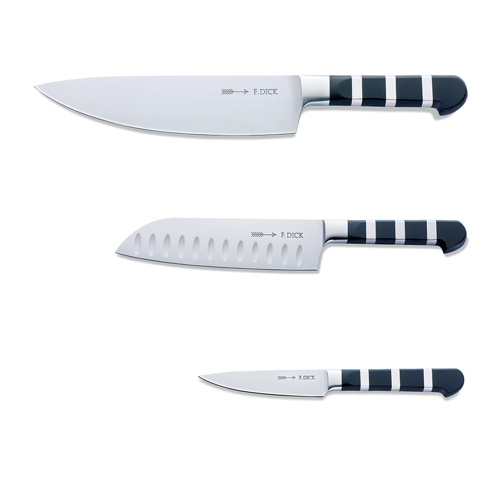 f-dick-1905-messer-set-3-teilig-kochmesser-santoku-office image 1