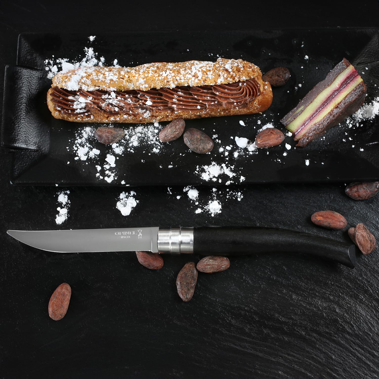 opinel-table-chic-tafelmesser-4er-set-ebano-spiegelpolitur image 7