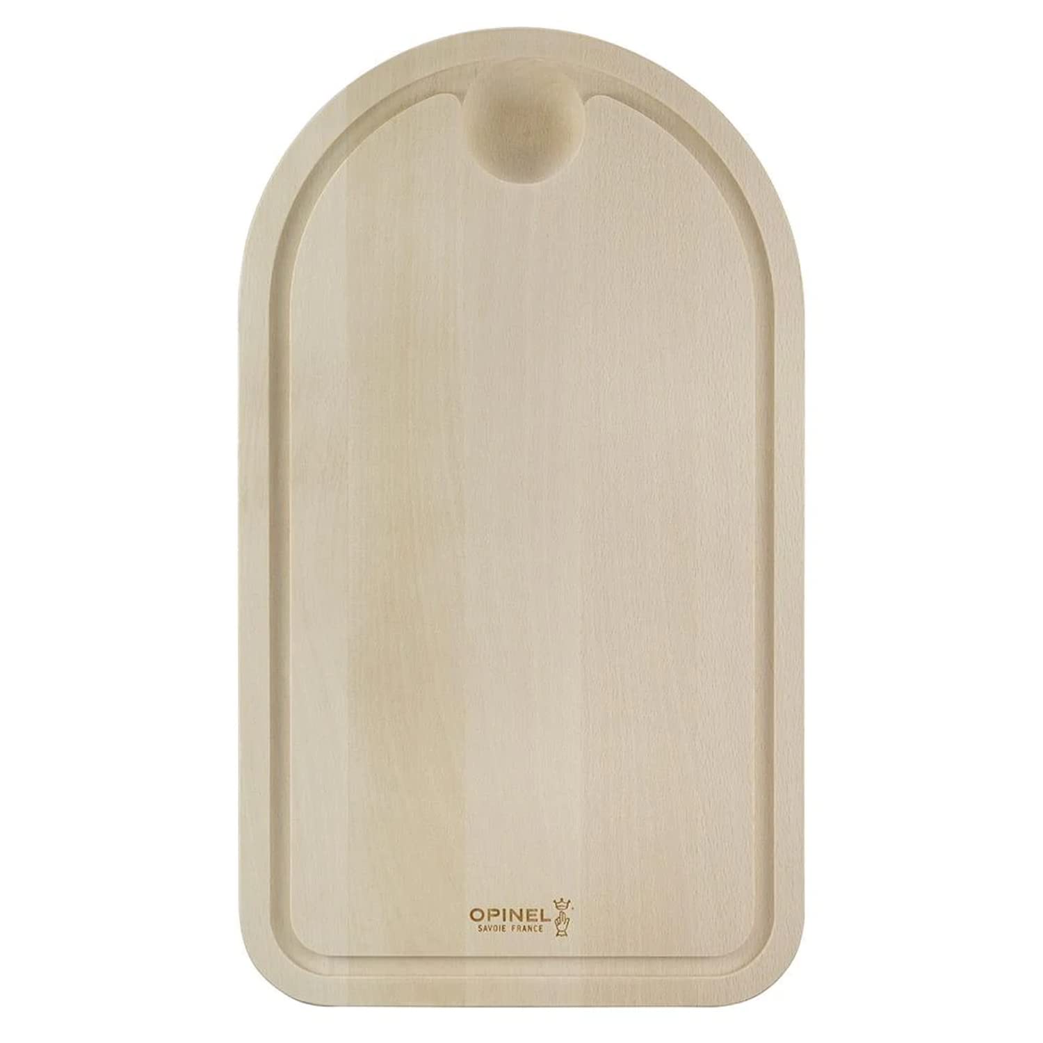 opinel-schneidebrett-grande-254569-aus-buchenholz-mit-saftrille image 1