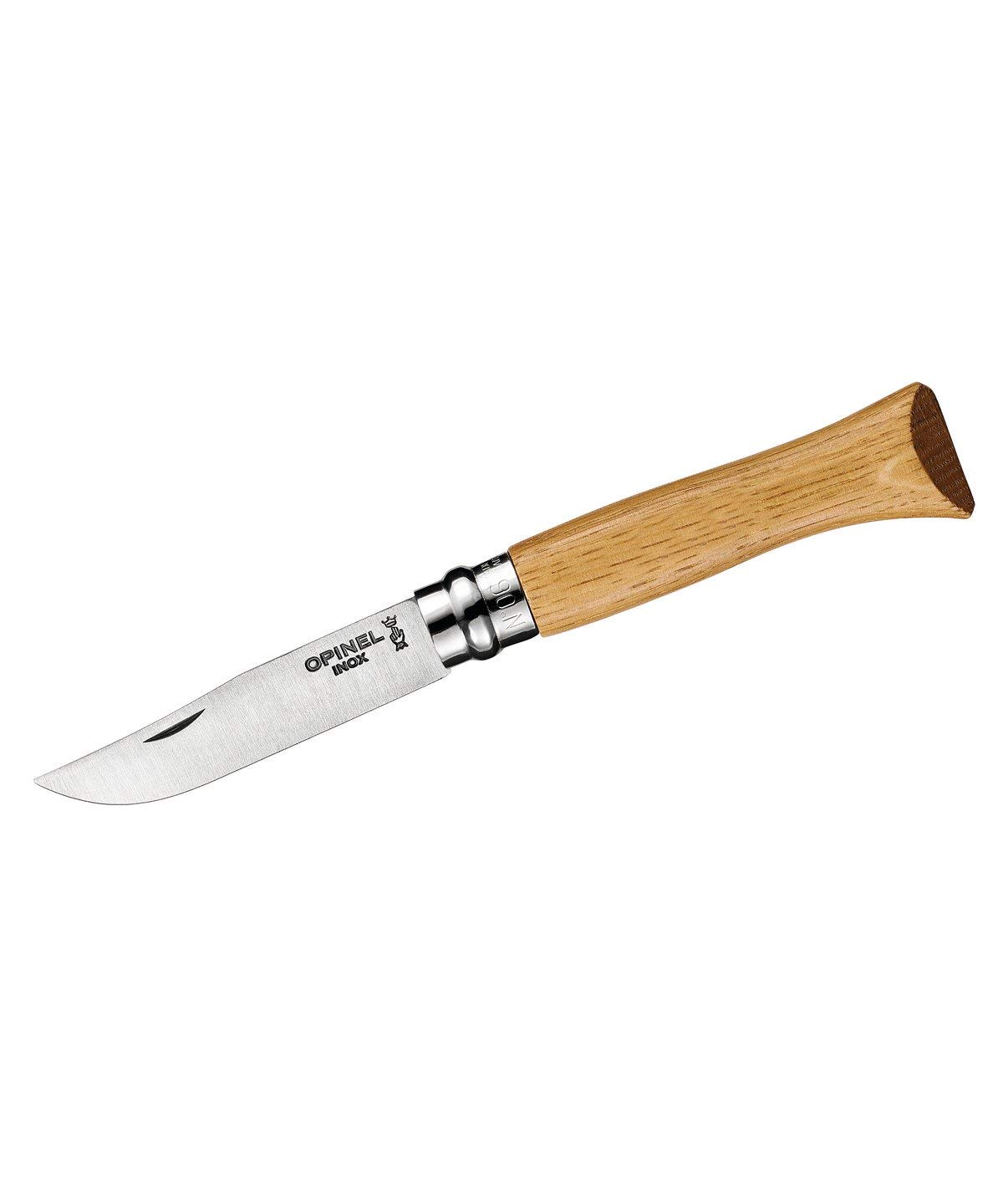 opinel-inox-taschenmesser-no-6-eiche-rostfrei image 2