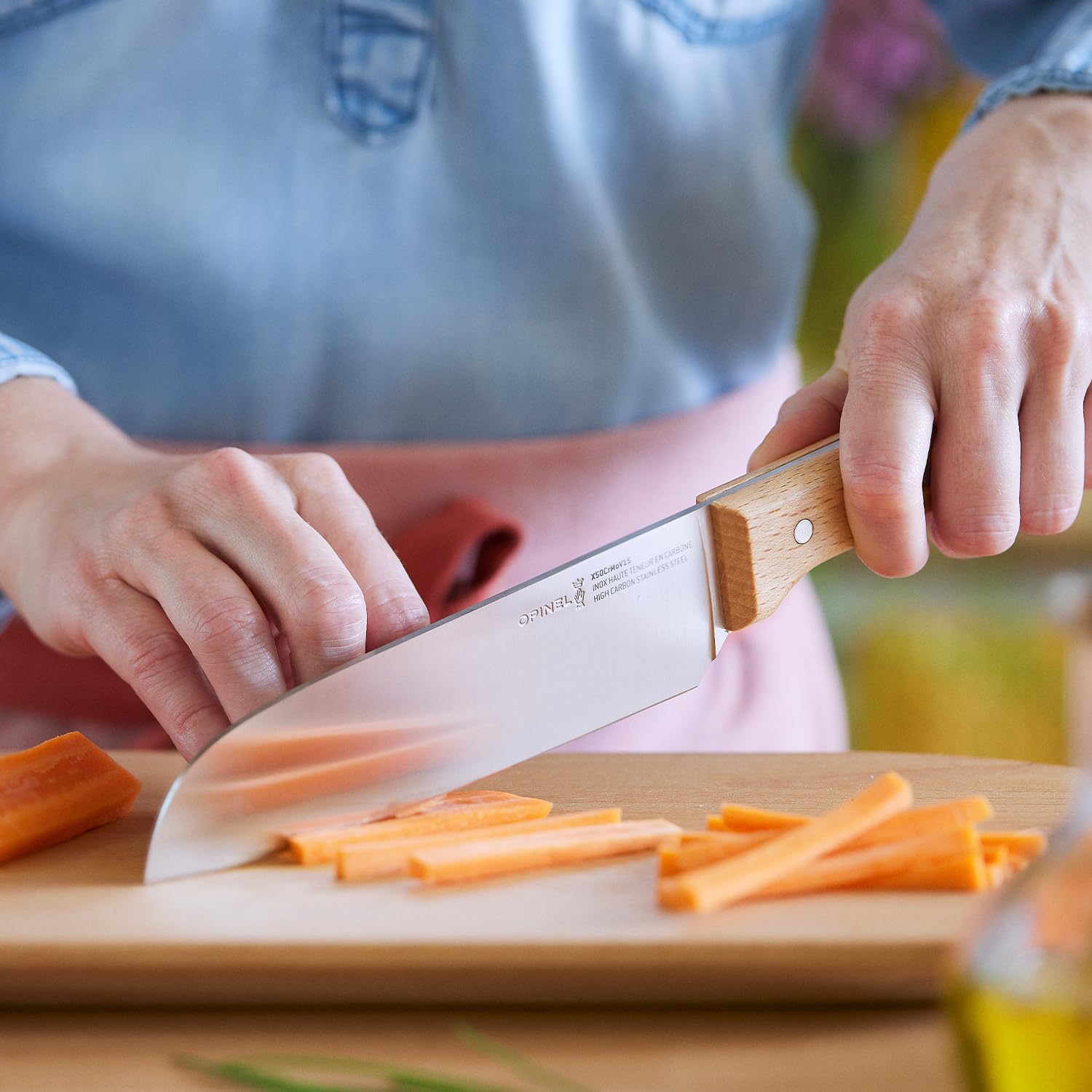 opinel-1819-parallele-santoku-messer-mehrfarbig image 5