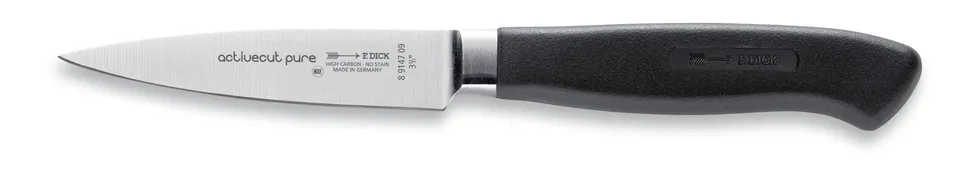 f-dick-activecut-pure-officemesser-9-cm-56-hrc-schwarzer-kunststoffgriff image 1