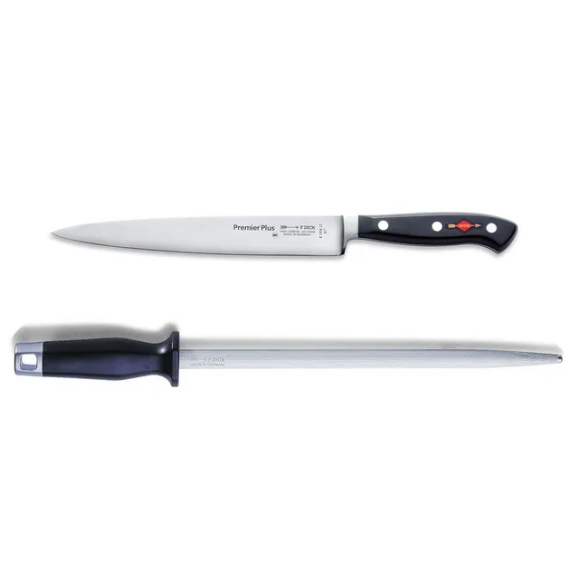 f-dick-premier-plus-tranchiermesser-21-cm-set-inkl-standard-wetzstahl-30-cm image 1