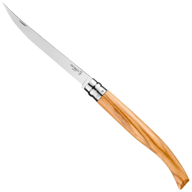 opinel-n-15-effil-schneidemesser-15-cm-edelstahl-mit-olivenholzgriff image 1