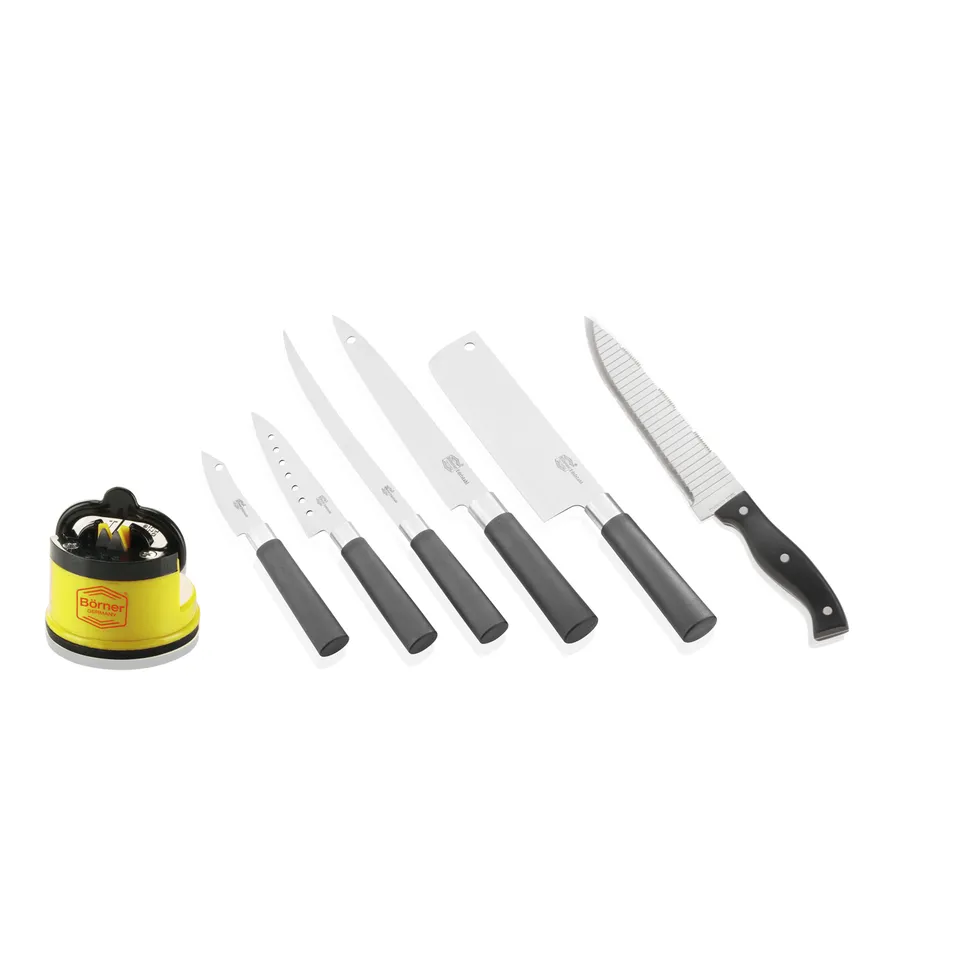 b-rner-messerset-asia-7-teilig-edelstahl-k-chenmesser-set image 1