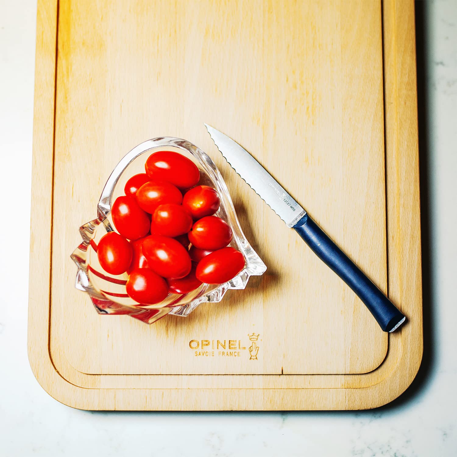 opinel-intempora-ii-tomatenmesser-254584-wellenschliff-blau image 5