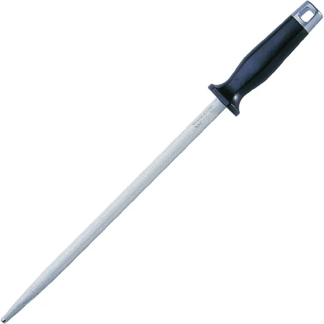 f-dick-kochwetzstahl-standardzug-30-cm-76543302-ovaler-wetzstahl-mit-kunststoffg image 1