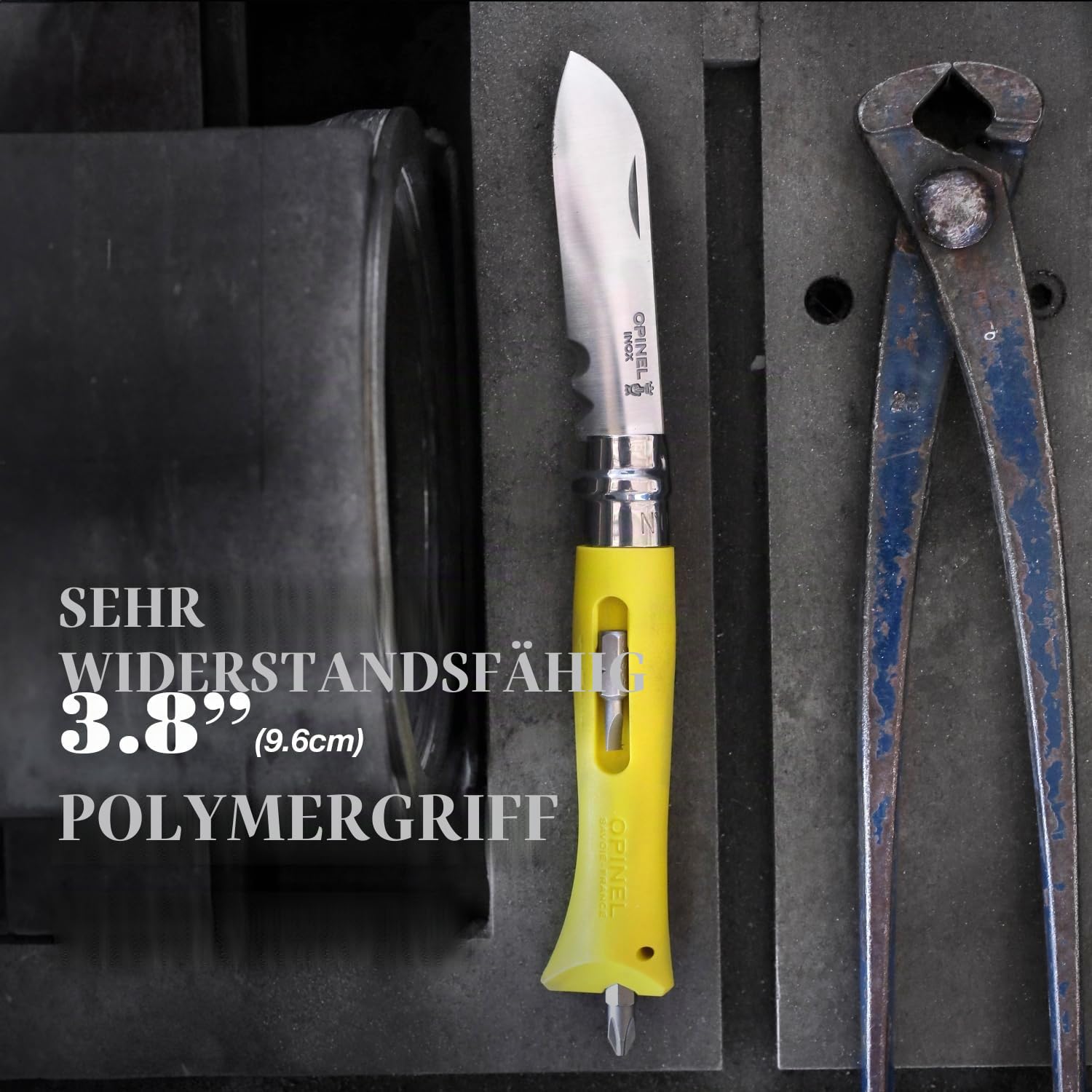 opinel-no-09-diy-elektrikermesser-sandvik-12c27-mit-abisolierer-fadenschneider-u image 5