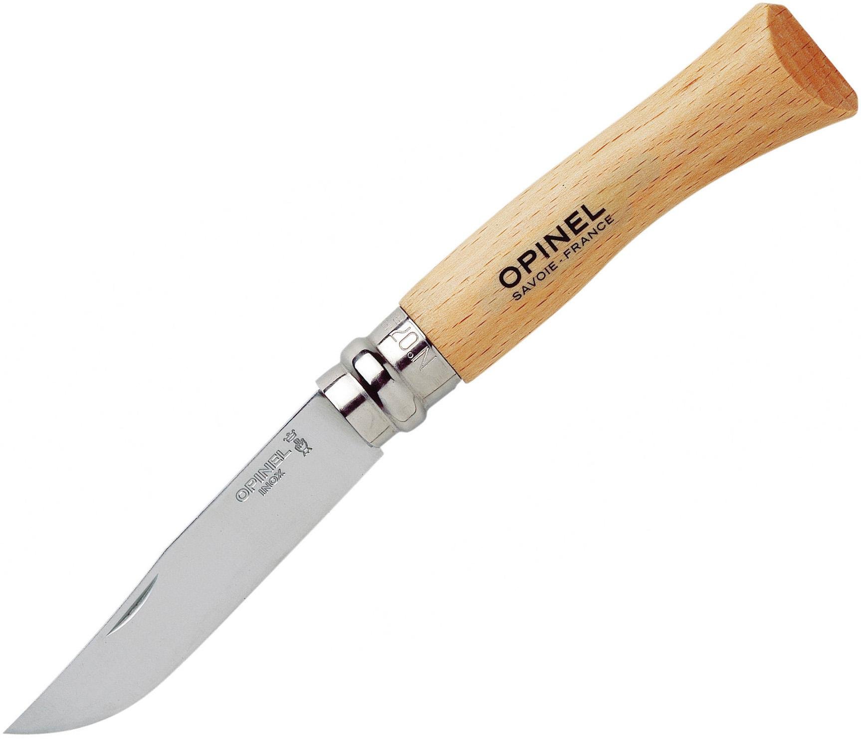 opinel-inox-n-09-taschenmesser-blister-9-cm-klinge-natur image 3