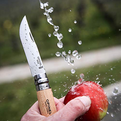 opinel-inox-n-09-taschenmesser-blister-9-cm-klinge-natur image 7